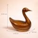 Handmade Wood Duck Sculpture for Table Decor